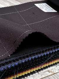 LA5531-DR Standard japanischer Seiden-Lamé Woll-Stretch-Karo, Dunkelrot[Textil] HOSOI SYOJI Weitere Fotos
