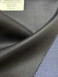 SK3501-NV Standard, in Japan hergestellter Seiden-Woll-Stretch, Marineblau[Textil] HOSOI SYOJI Weitere Fotos