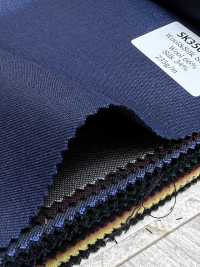 SK3501-BL Standard japanischer Seidenwoll-Stretch Blau[Textil] HOSOI SYOJI Weitere Fotos