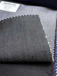SK3501-GY Standardmäßiger in Japan hergestellter Seiden-Woll-Stretch in Grau[Textil] HOSOI SYOJI Weitere Fotos