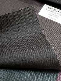 SK3501-BR Standard in Japan hergestellter Seiden-Woll-Stretch, Braun[Textil] Weitere Fotos