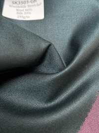 SK3501-GR Standard japanischer Seiden-Woll-Stretch, grün[Textil] HOSOI SYOJI Weitere Fotos