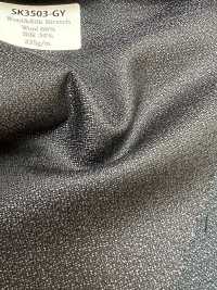 SK3503-GY Standard-Japanischer Seiden-Woll-Stretch, Grau[Textil] Weitere Fotos