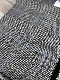 SK3532-GY Klassischer in Japan hergestellter dehnbarer Karostoff aus Seide und Wolle Grau[Textil] Weitere Fotos