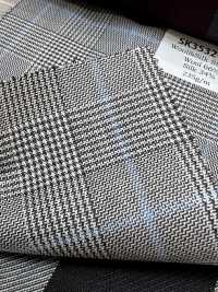 SK3532-GY Klassischer in Japan hergestellter dehnbarer Karostoff aus Seide und Wolle Grau[Textil] Weitere Fotos