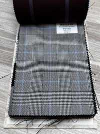 SK3532-GY Klassischer in Japan hergestellter dehnbarer Karostoff aus Seide und Wolle Grau[Textil] Weitere Fotos