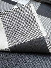 SK3535-WT Klassischer in Japan hergestellter Seiden-Woll-Stretch-Karostoff Weiß[Textil] Weitere Fotos