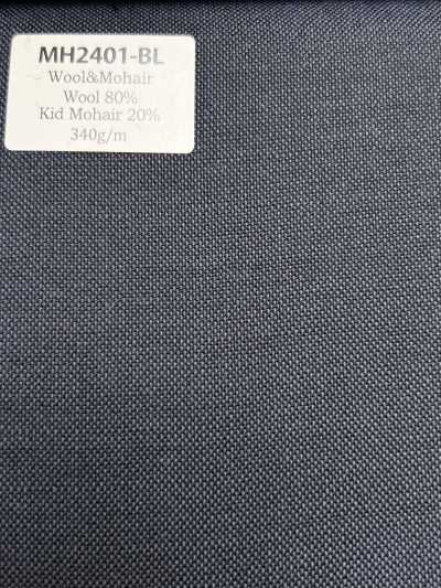 MH2401-BL Standard-Woll-Mohair-Kammgarn (Tonic-Stil) Blau, Made in Japan