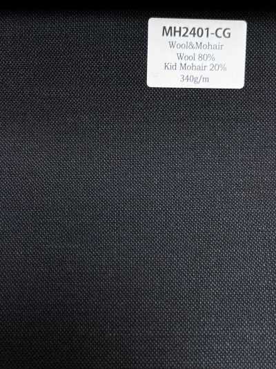 MH2401-CG Standard Made in Japan Wolle-Mohair-Kammgarn (Tonic Style) Anthrazit