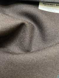 MH2401-BR Klassisches, in Japan hergestelltes Woll-Mohair-Kammgarn (Tonic-Stil) Braun[Textil] Weitere Fotos