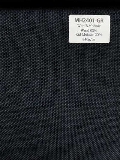 MH2401-GR Standard-Woll-Mohair-Kammgarn aus Japan (Tonic-Stil), Grün