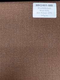 MH2401-MR Standard Made in Japan Woll-Mohair-Kammgarn (Tonic Style) Kastanienbraun[Textil] Weitere Fotos