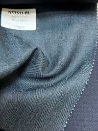 NS3511-BL Klassischer in Japan hergestellter Super 110's Wollstretch in Blau[Textil] HOSOI SYOJI Weitere Fotos