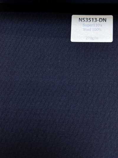 NS3513-DN Klassischer heimischer Super110’s Wollstretch Dunkelmarineblau