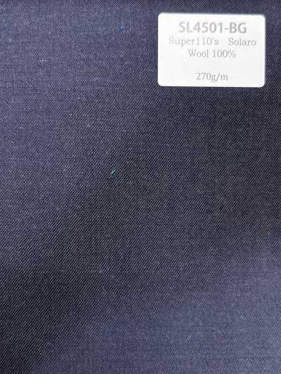 SL4501-BG Standard in Japan hergestellter Super110's schimmernder Wollstretch in Blaugrau