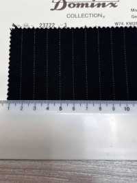 23722-1 Klassischer Mohair-Twill, sanfter Stoff, DOMINX Premium-Kollektion, Schwarz[Textil] Kuzuri-Wollstoff (DOMINX) Weitere Fotos