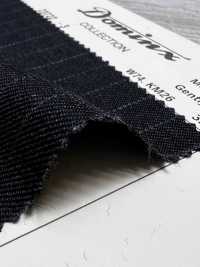 23722-3 Standard-Mohair-Twillstoff, Sanft, DOMINX Premium-Kollektion, Dunkelgrau[Textil] Kuzuri-Wollstoff (DOMINX) Weitere Fotos