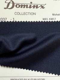 23337-1 Standard-Mohair-Twill DOMINX (Dominx) Premium-Kollektion Schwarz[Textil] Kuzuri-Wollstoff (DOMINX) Weitere Fotos