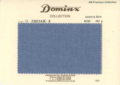 23021AJE-8 Standard Jacket & shirt 100% Wolle DOMINX(ドミンクス) Premium Collection hellblau