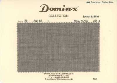 24118-1 Standardjacke & Hemd 100% Wolle DOMINX (Dominkusu) Premium-Kollektion Braun