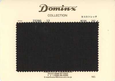 23280-12 Standard-Hosenkollektion Horizontal Stretch 100% Wolle DOMINX Premium-Kollektion Anthrazitgrau