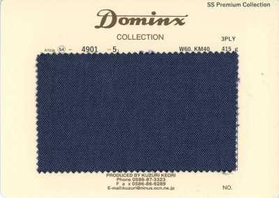 4901-5 Klassischer 3-lagiger Ziegenhaarmohair DOMINX (Dominkusu) Premium-Kollektion Blau