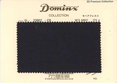 23952-C6 Standard Mohair Fresco Kidmohair DOMINX Premium-Kollektion Anthrazit