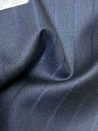 69580-38 26AW HERDREX [Seide & Wolle] Seide Und Wolle Marineblau Mit Schattenstreifen[Textil] Kunishima Co., Ltd. Weitere Fotos
