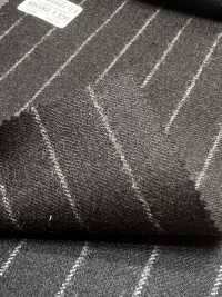 69582-13 26AW HERDREX [Tasmanian Flannel] Seide Und Wolle, Schwarze Streifen[Textil] Kunishima Co., Ltd. Unterfoto