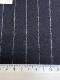 69582-20 26AW HERDREX [Tasmanian Flannel] Seide Und Wolle Marineblau Gestreift[Textil] Kunishima Co., Ltd. Unterfoto