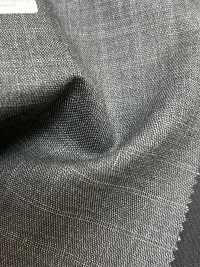 69418-60 26AW BESTSELECTION [MODERNISIERTER STOFF] Modernisierter Stoff mittelgraues Karo[Textil] Kunishima Co., Ltd. Weitere Fotos
