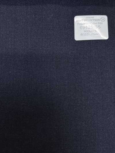 69425-35 26AW BESTSELECTION [Feine Wolle Color Edit] Marineblau einfarbig