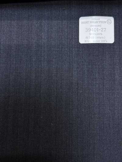 39401-27 26AW BESTSELECTION [davaumi] Dabaumi Dunkelmarineblaues Fischgrat