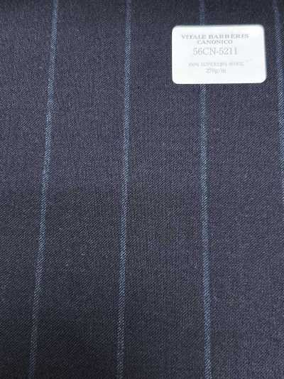 56CN5211 CANONICO Flanell Classics Marineblau/Blaue Streifen