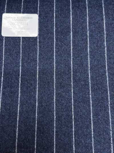 CANONICO Flanell Classics Blau gestreift