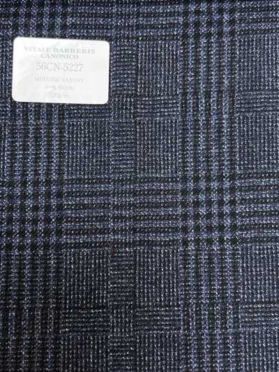 56CN5227 CANONICO (Canonico) 21 Mouline Saxony Marineblau Glencheck