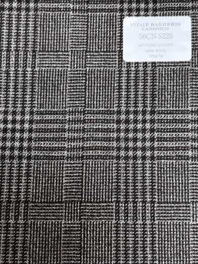 56CN5228 CANONICO 21 Mouliné Saxony brauner Glencheck