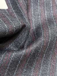 56CN5229 CANONICO 21 MOULINE SAXONY Marineblau/Rot gestreift[Textil] CANONICO Weitere Fotos