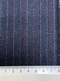 56CN5229 CANONICO 21 MOULINE SAXONY Marineblau/Rot gestreift[Textil] CANONICO Weitere Fotos
