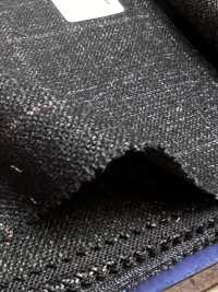 56CN5231 CANONICO Woll-Seide-Leinen Fancy Anzugstoff Marineblau/Braun mit Fensterkaro[Textil] CANONICO Weitere Fotos
