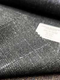 56CN5232 CANONICO Wolle Seide & Leinen feiner Anzugstoff Grün/Off-White Fensterkaro[Textil] CANONICO Weitere Fotos