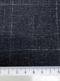 56CN5232 CANONICO Wolle Seide & Leinen feiner Anzugstoff Grün/Off-White Fensterkaro[Textil] CANONICO Weitere Fotos