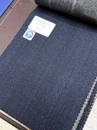56CN5236 CANONICO (Canonico) RWS Traditionelles Kammgarn 21 Marineblauer Schattenstreifen[Textil] CANONICO Weitere Fotos