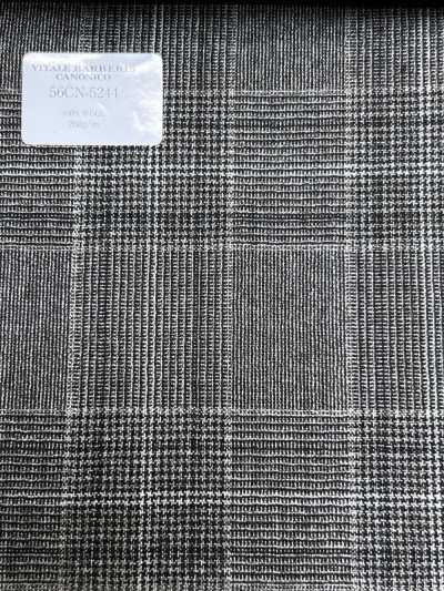 56CN5244 CANONICO Milled Tropical Braunes Glencheck