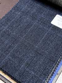 56CN5245 CANONICO gewalkter Tropical, Marineblau, Glencheck[Textil] CANONICO Weitere Fotos