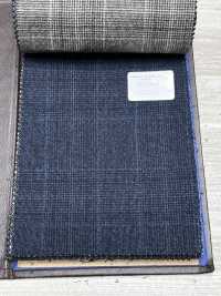 56CN5245 CANONICO gewalkter Tropical, Marineblau, Glencheck[Textil] CANONICO Weitere Fotos