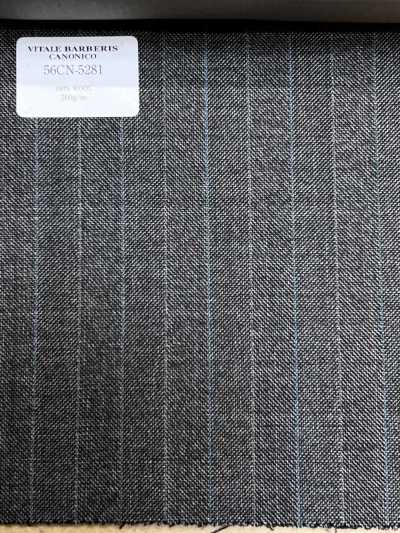 56CN5281 CANONICO Traditioneller Worsted 21 Braun/Sax-Streifen