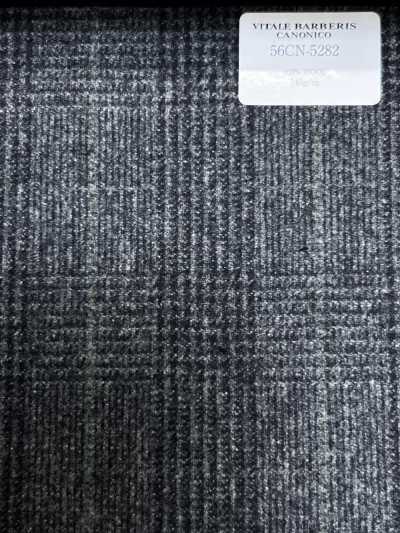 56CN5282 CANONICO Original Wollflanell Grau/Grünes Glencheck
