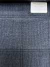 56CN5289 CANONICO gewalkter Tropical Marineblaues Glencheck
