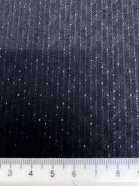 LA6511-BK Hergestellt in Japan Seiden-Lamé Wollstretch schwarzer Streifen[Textil] HOSOI SYOJI Weitere Fotos